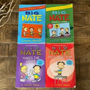 4 softcover Big Nate books